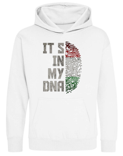 Kapucnis belebújós gyerek pulóver