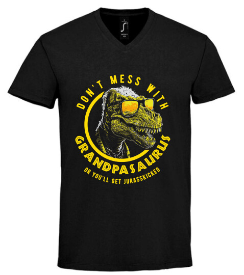 Unisex V nyakú póló