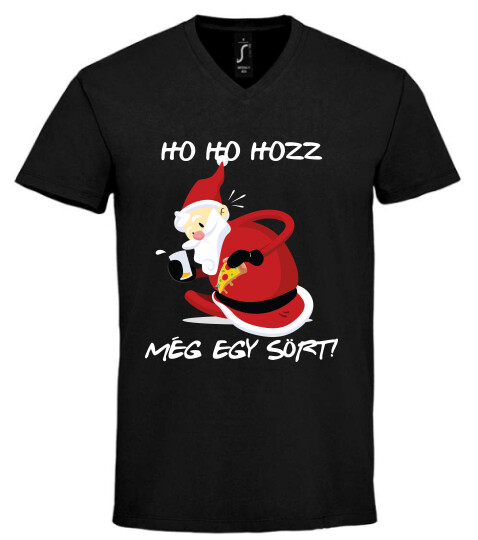 Unisex V nyakú póló