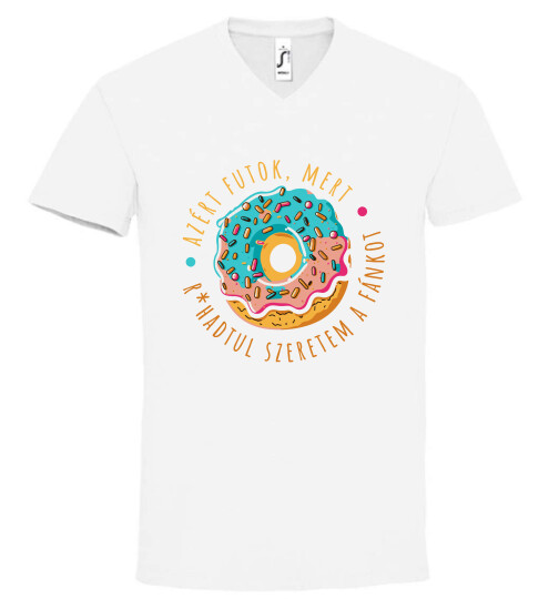 Unisex V nyakú póló