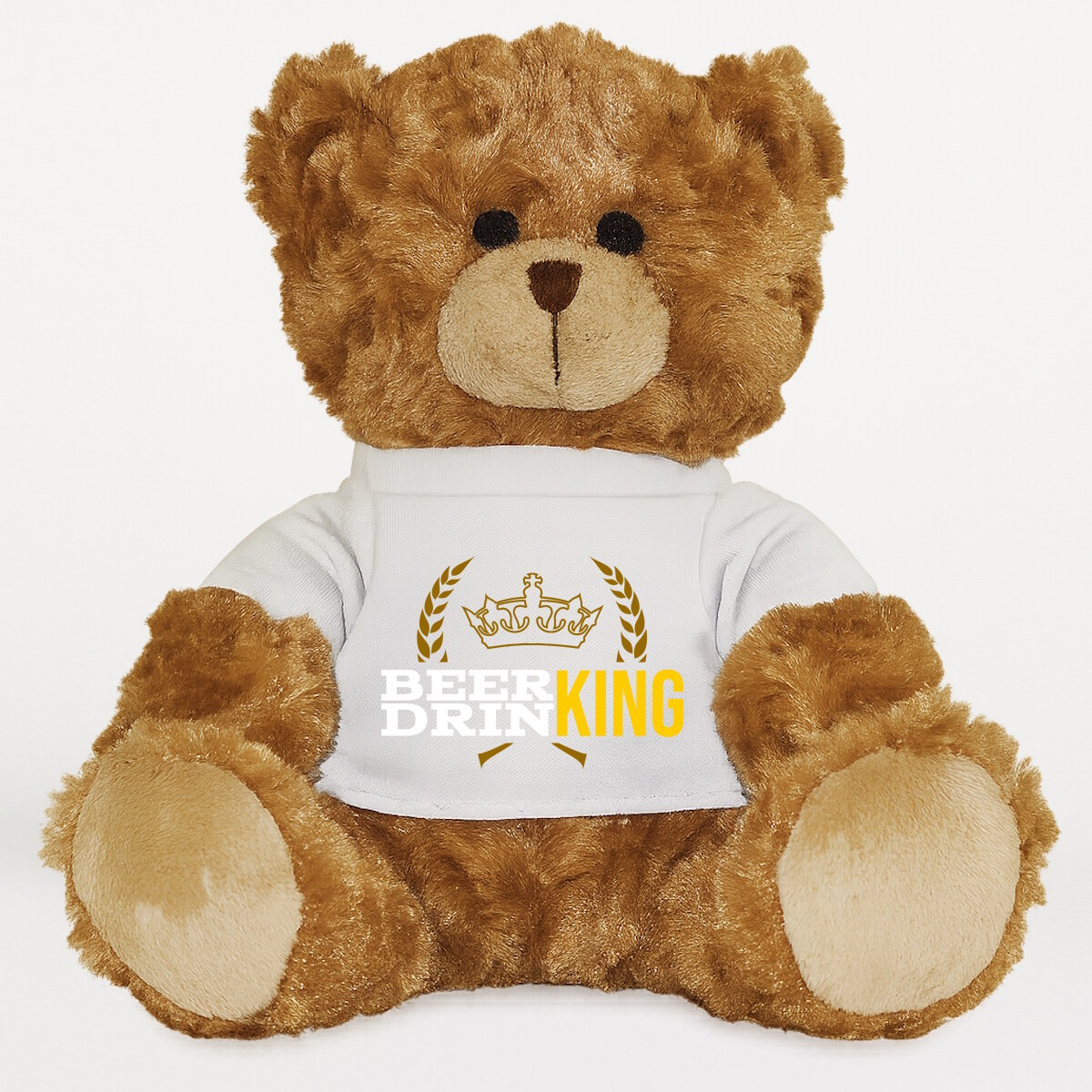 Plüssmaci egyedi pólóval