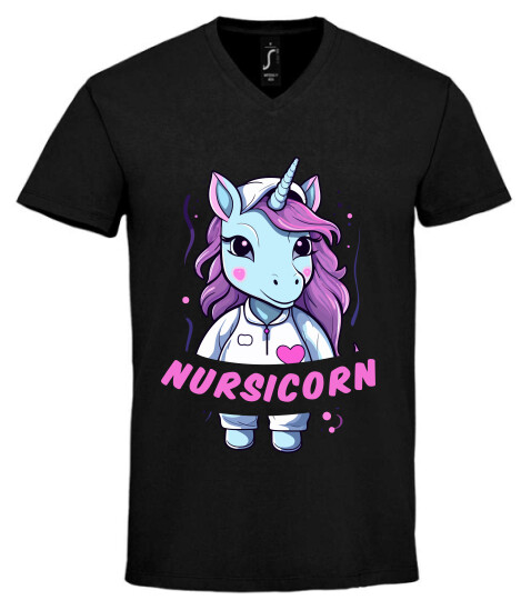 Unisex V nyakú póló