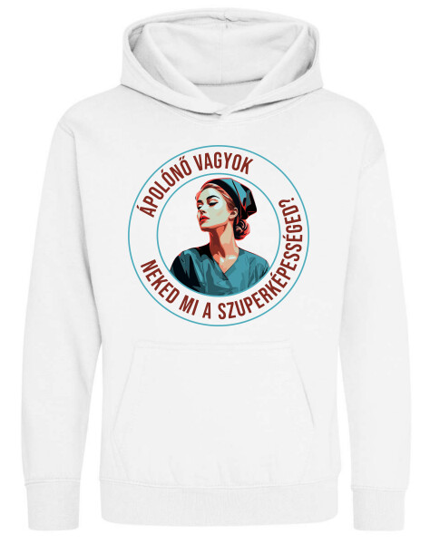 Kapucnis belebújós gyerek pulóver