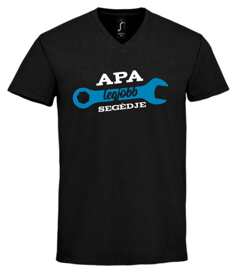 Unisex V nyakú póló