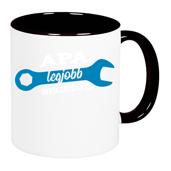 Színes fülű és belsejű bögre