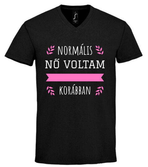 Unisex V nyakú póló