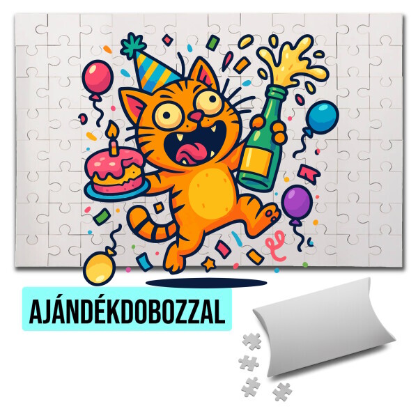 Puzzle - kirakó ajándékdobozzal