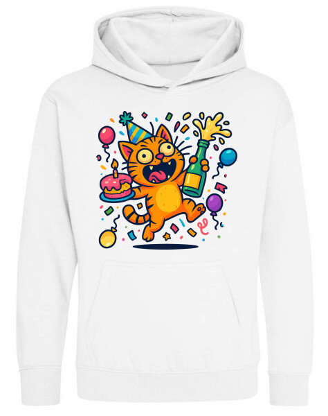 Kapucnis belebújós gyerek pulóver