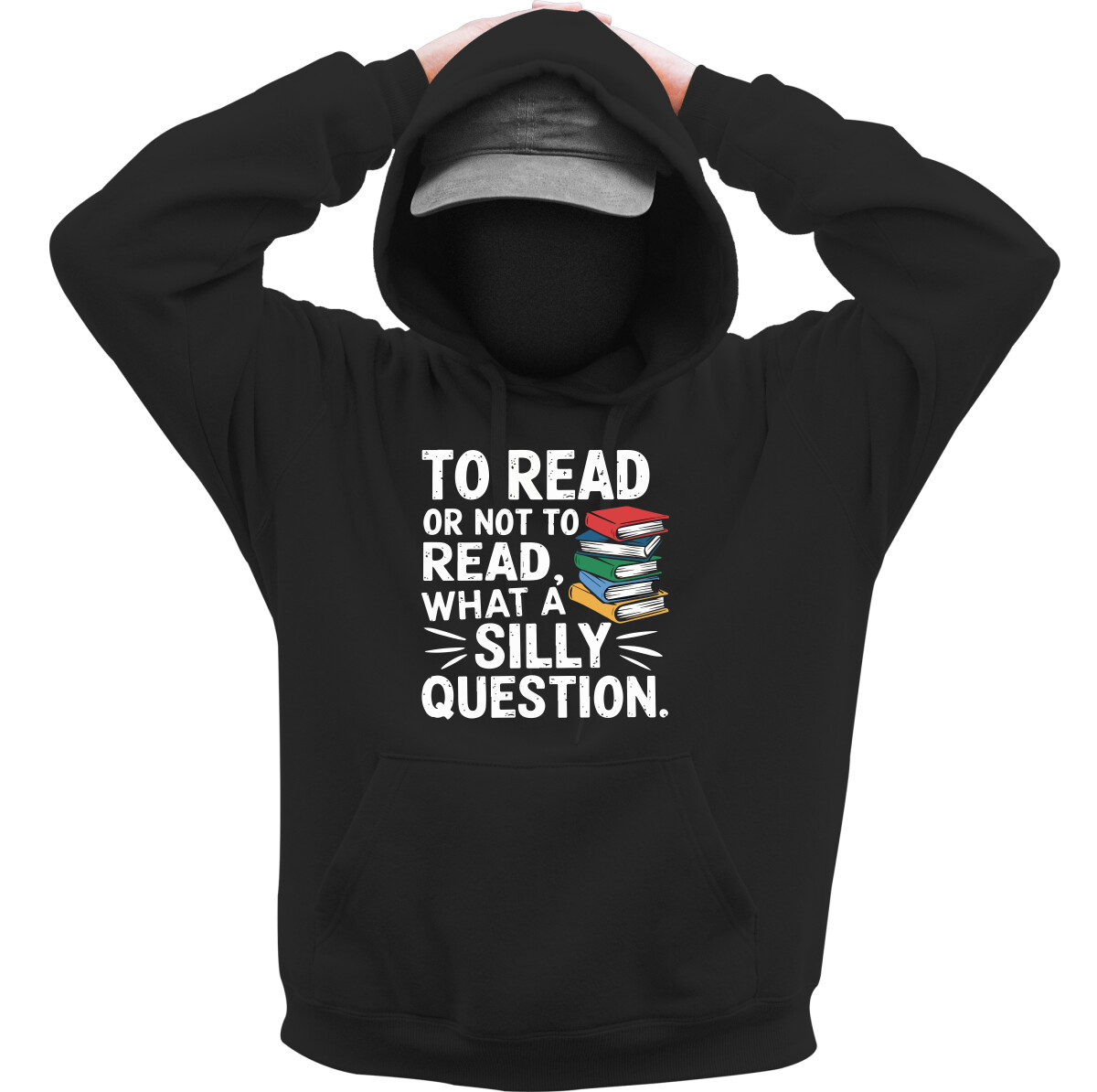 Kapucnis belebújós pulóver