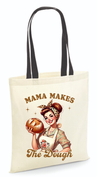 Vászontáska - színes fülű 