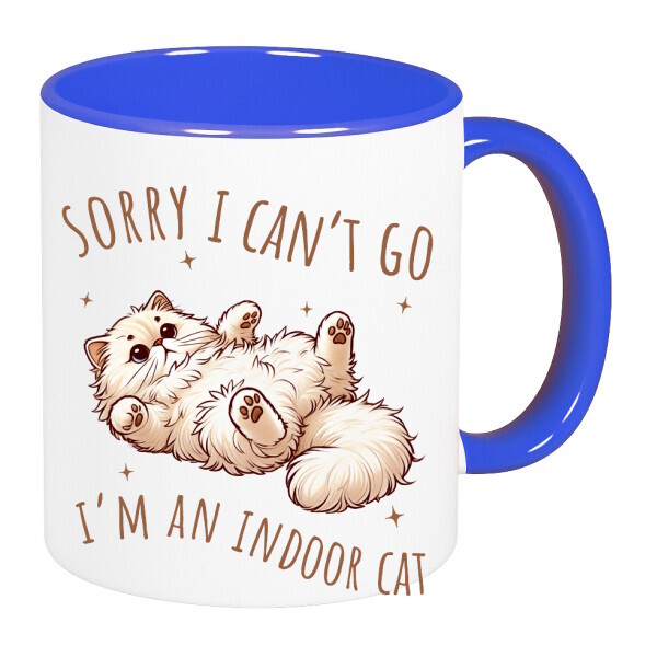 Színes fülű és belsejű bögre