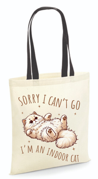 Vászontáska - színes fülű 