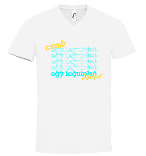 Unisex V nyakú póló