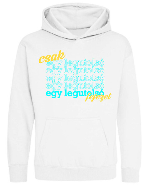 Kapucnis belebújós gyerek pulóver