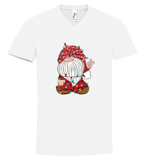 Unisex V nyakú póló