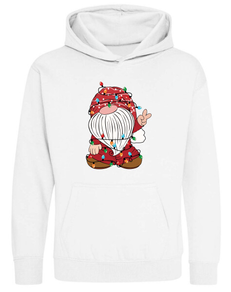 Kapucnis belebújós gyerek pulóver