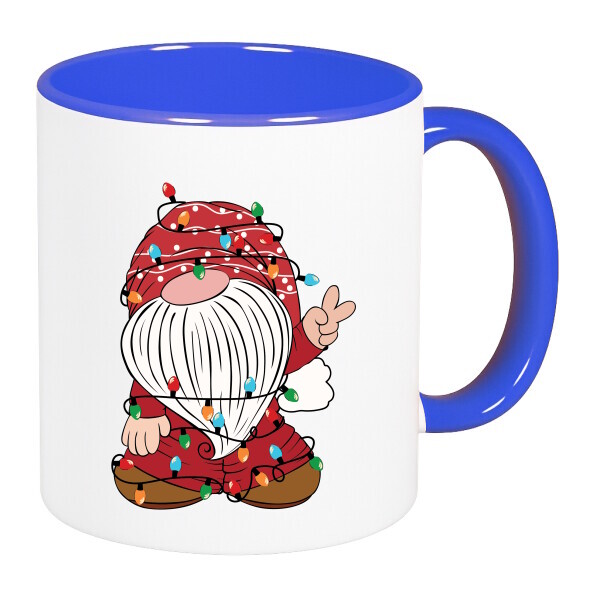 Színes fülű és belsejű bögre