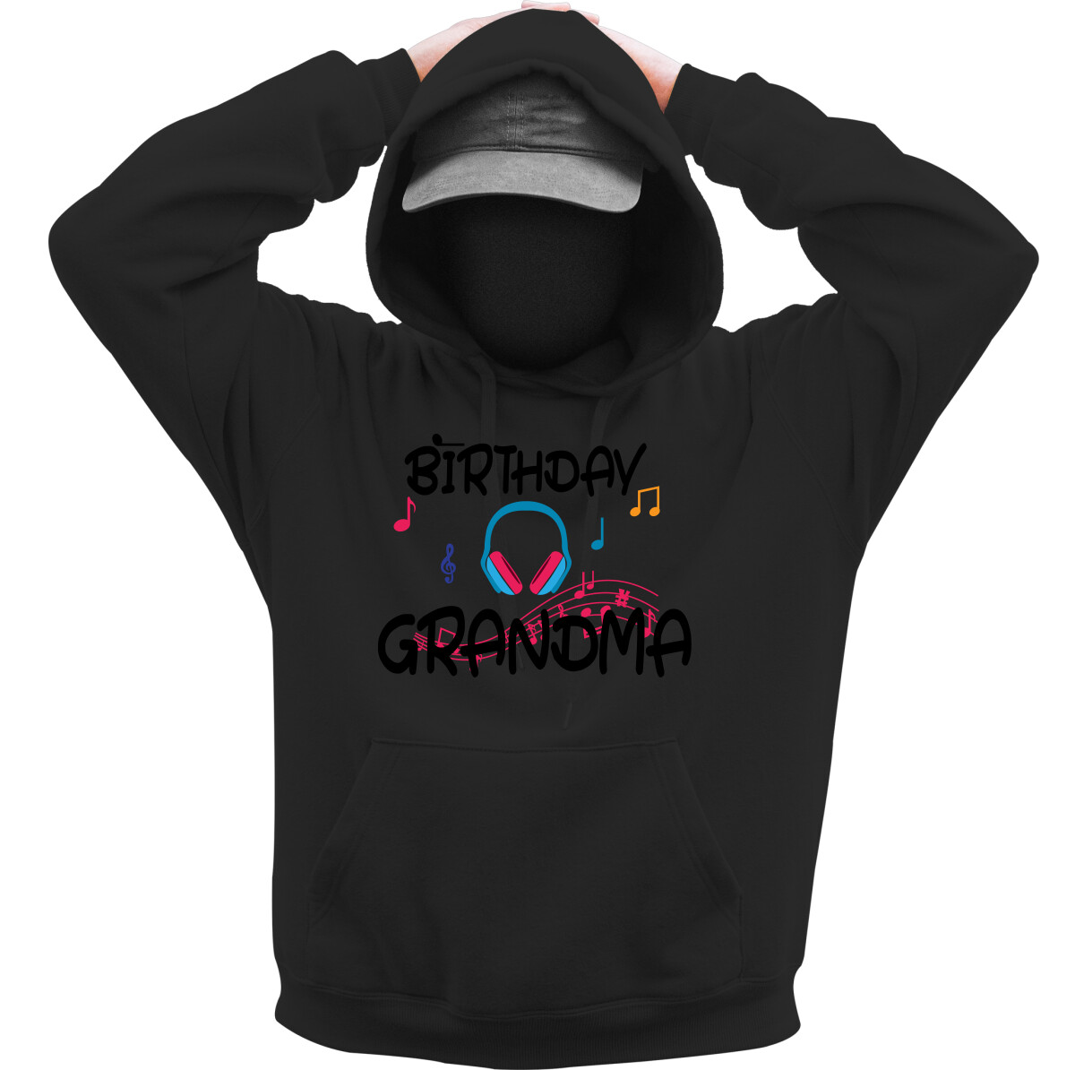 Kapucnis belebújós pulóver