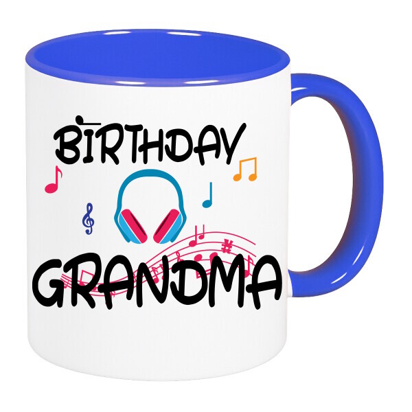 Színes fülű és belsejű bögre