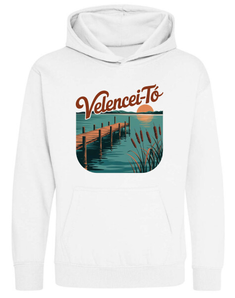 Kapucnis belebújós gyerek pulóver