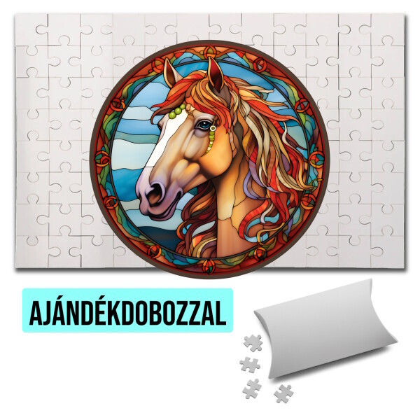 Puzzle - kirakó ajándékdobozzal