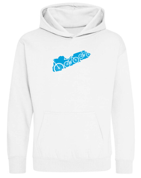 Kapucnis belebújós gyerek pulóver