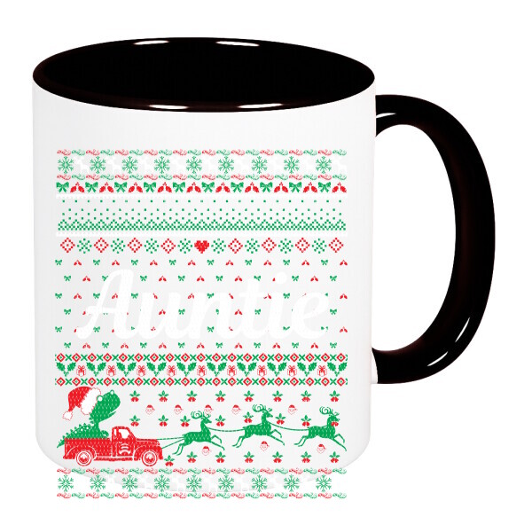 Színes fülű és belsejű bögre