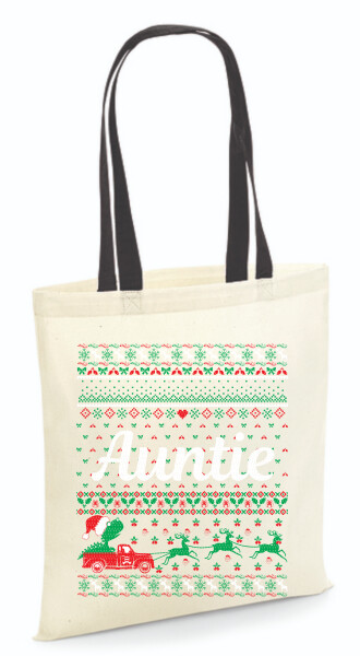 Vászontáska - színes fülű 