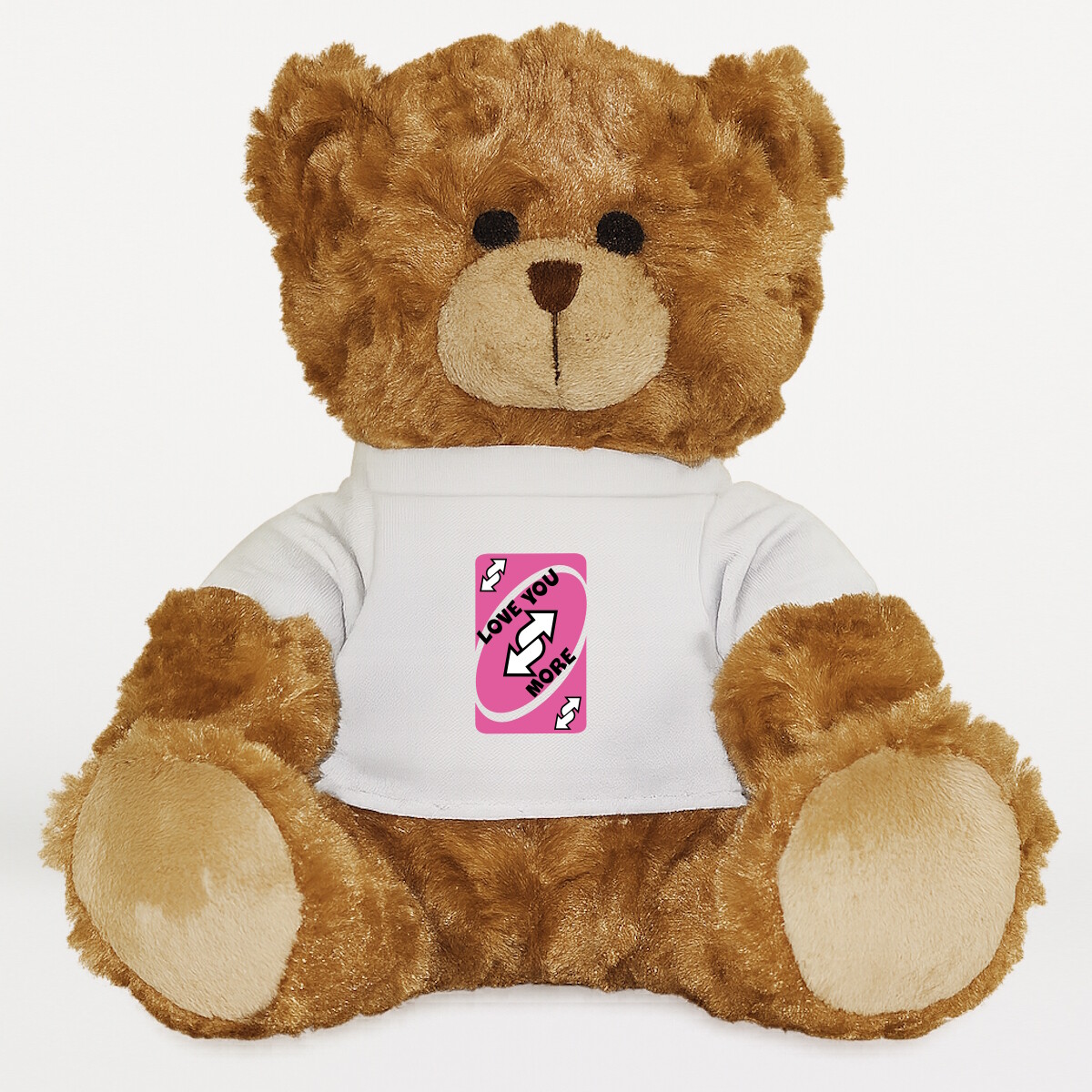 Plüssmaci egyedi pólóval