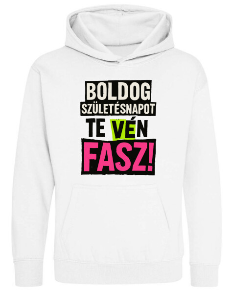 Kapucnis belebújós gyerek pulóver