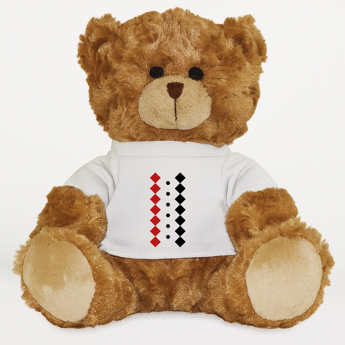 Plüssmaci egyedi pólóval