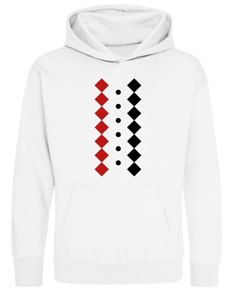 Kapucnis belebújós gyerek pulóver