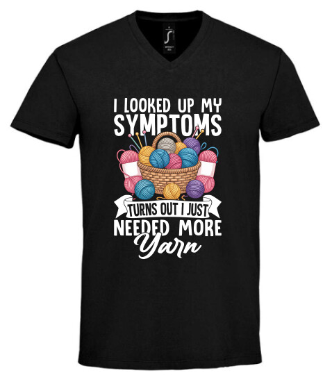 Unisex V nyakú póló