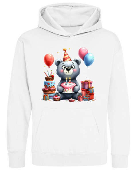 Kapucnis belebújós gyerek pulóver