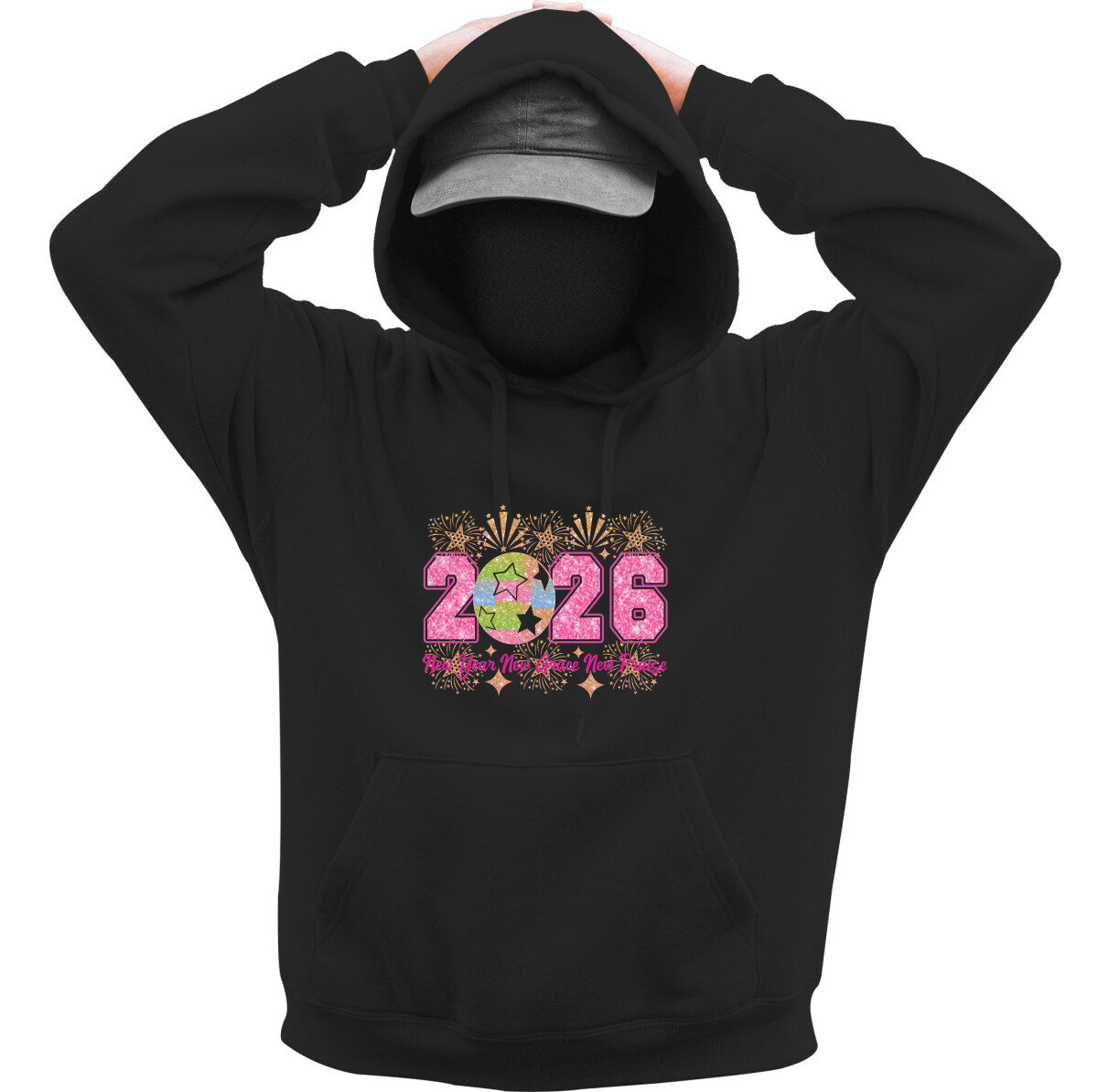 Kapucnis belebújós pulóver