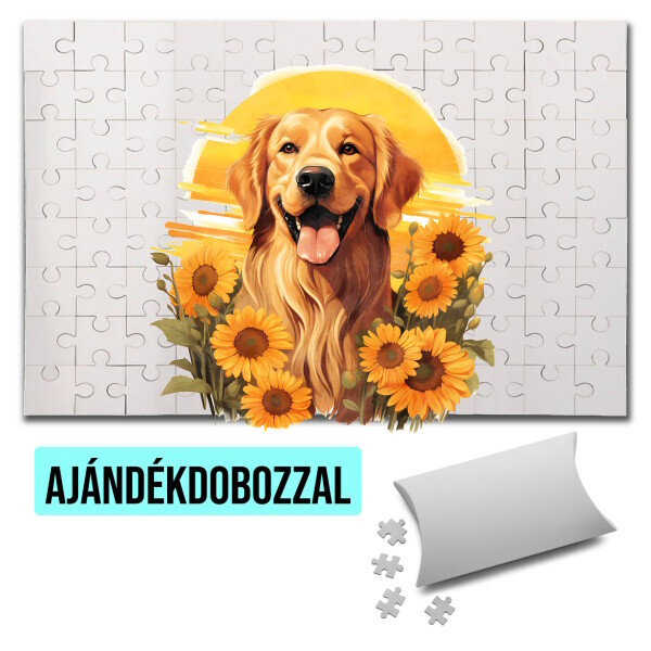 Puzzle - kirakó ajándékdobozzal