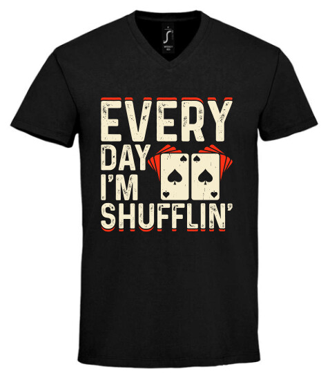 Unisex V nyakú póló