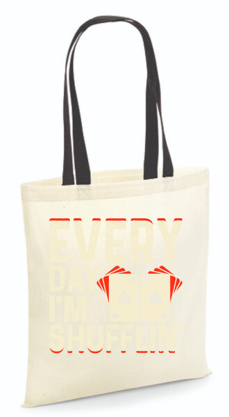 Vászontáska - színes fülű 