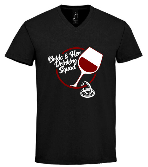 Unisex V nyakú póló