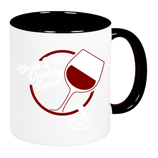 Színes fülű és belsejű bögre