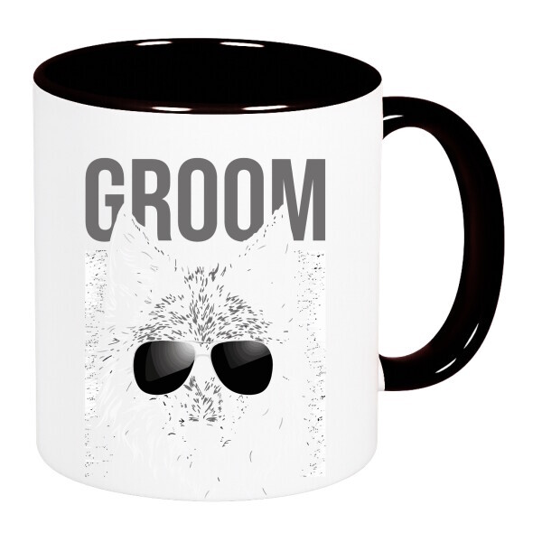 Színes fülű és belsejű bögre