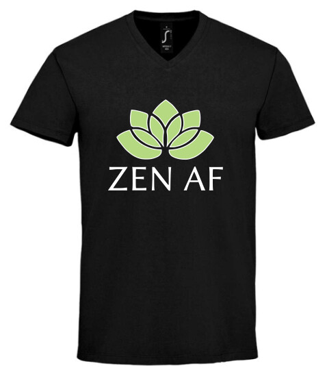 Unisex V nyakú póló