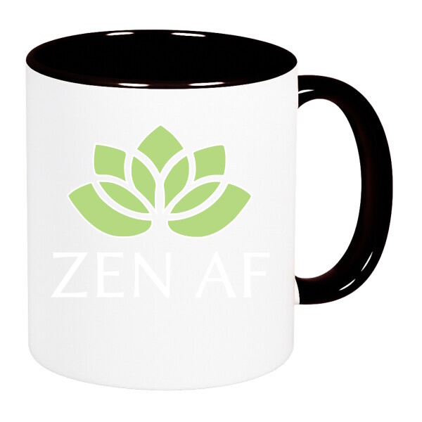 Színes fülű és belsejű bögre