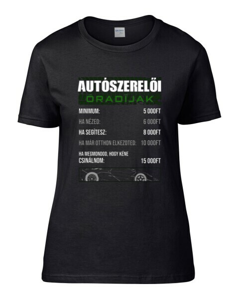 Egyedi Női Póló
