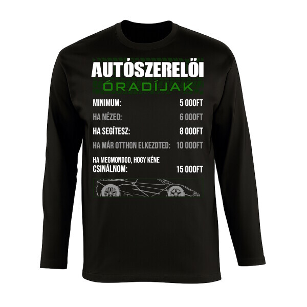 Hosszú ujjú póló