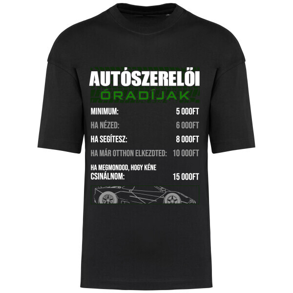 Prémium oversized unisex póló