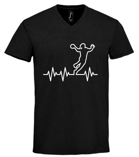 Unisex V nyakú póló