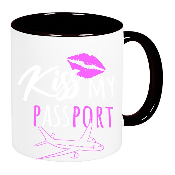 Színes fülű és belsejű bögre