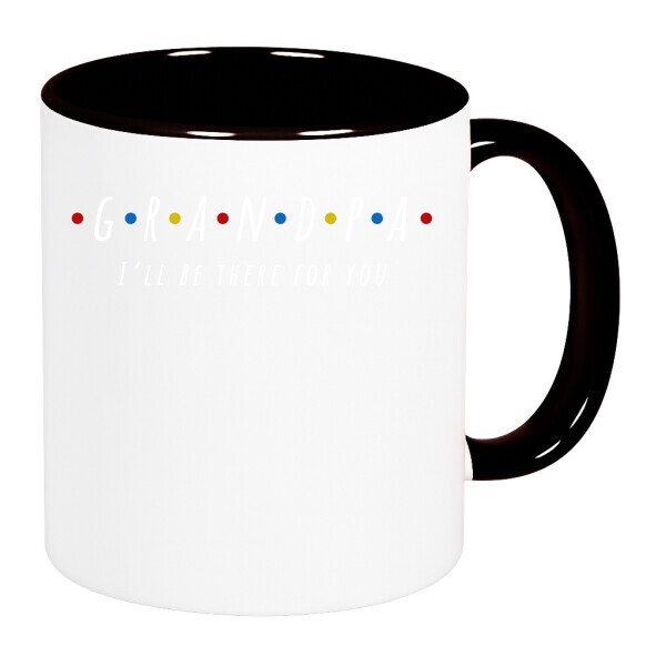 Színes fülű és belsejű bögre