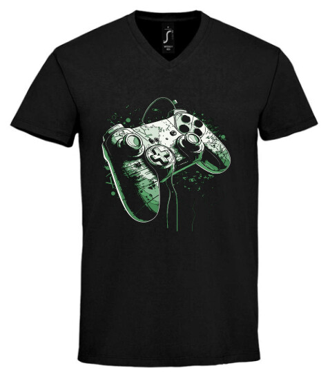 Unisex V nyakú póló